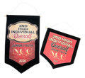 BLACK V BOTTOM POCKET BANNER