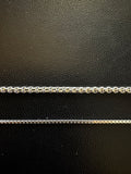 STERLING SILVER BOX CHAIN