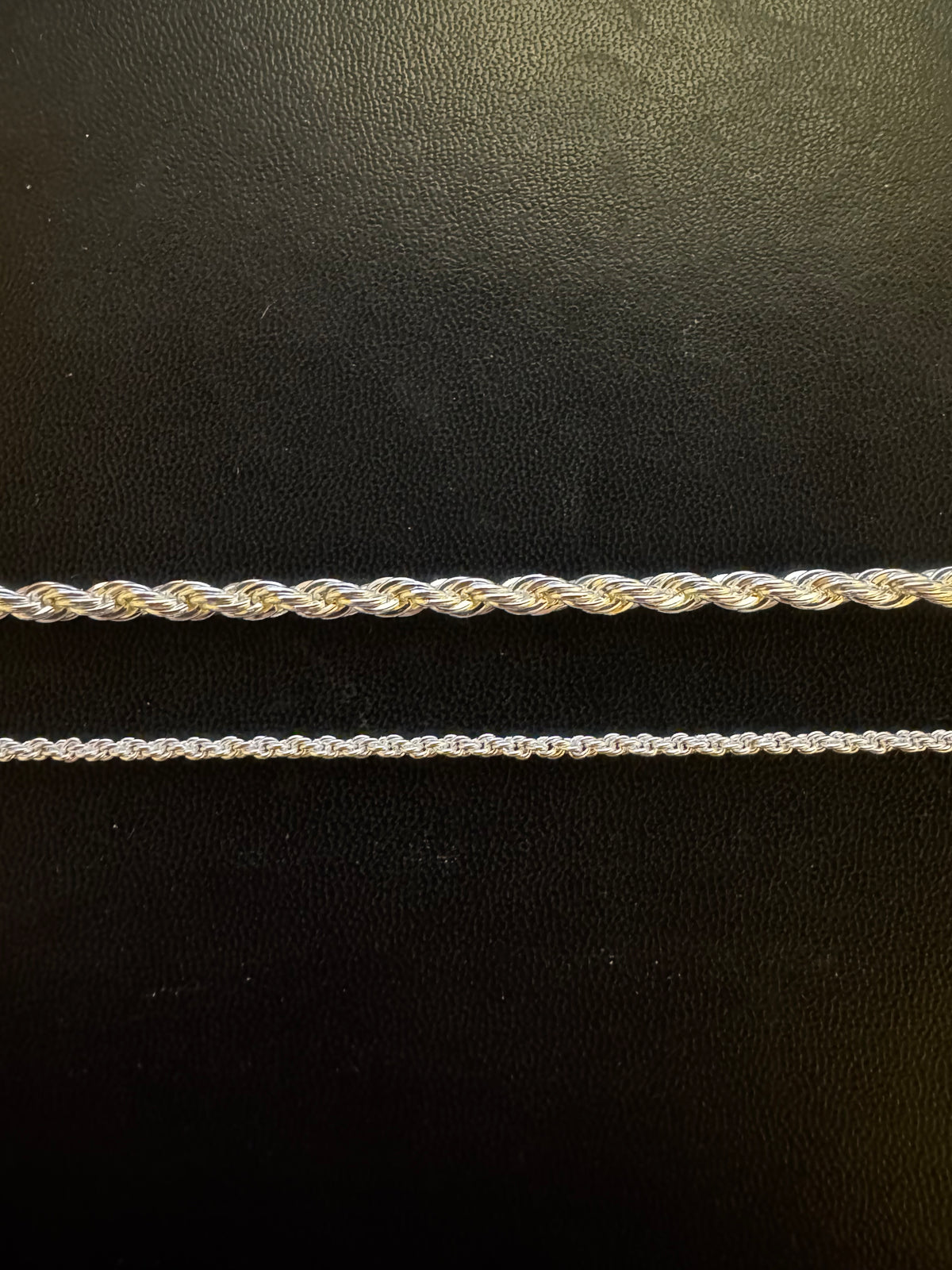 Silver Rop Chain STERLING SILVER ROPE CHAIN – Lone Star Silversmith