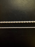 STERLING SILVER ROPE CHAIN