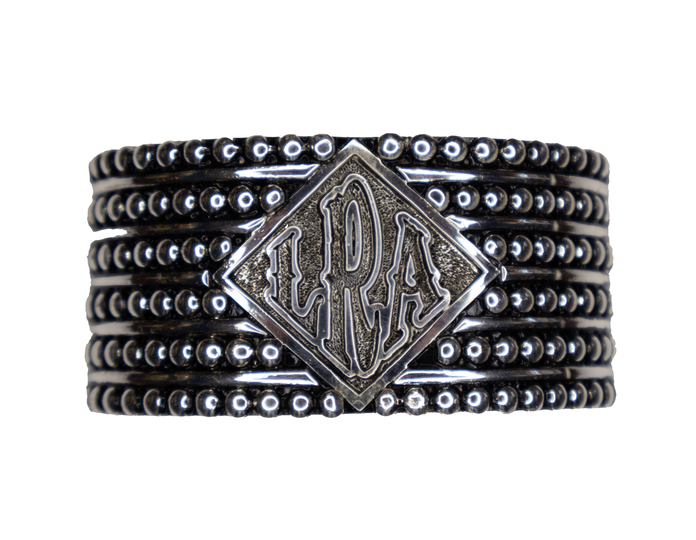 CU-MONOGRAM DIAMOND  CUSTOM MONOGRAMMED DIAMOND CUFF