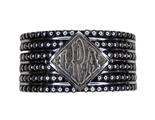 CU-MONOGRAM DIAMOND  CUSTOM MONOGRAMMED DIAMOND CUFF