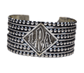 CU-MONOGRAM DIAMOND  CUSTOM MONOGRAMMED DIAMOND CUFF