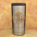 DW-SCC  CUSTOM SKINNY CAN COOLER - GOLD