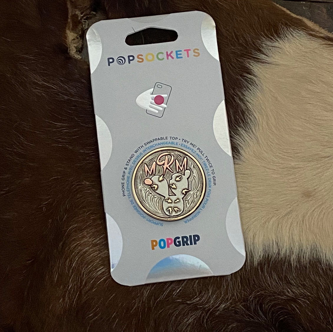 SA-POP  Phone Grip – Cactus Monogram
