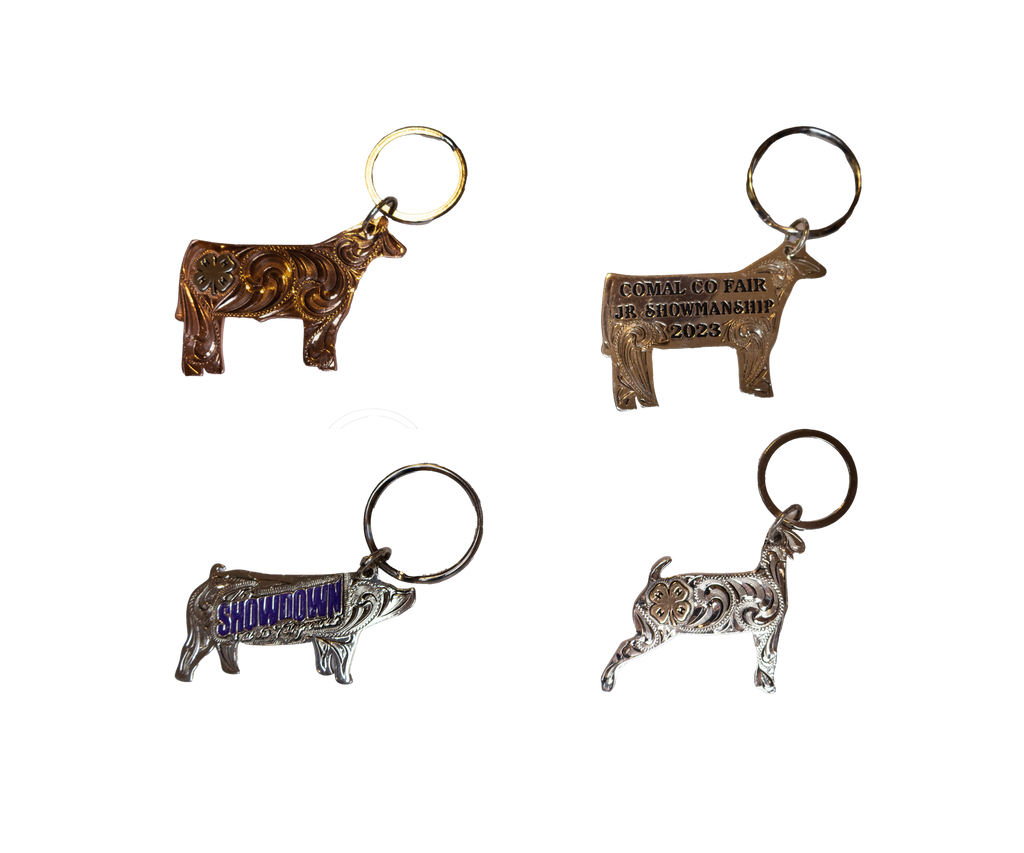 KC-ANIMALS     SHOW ANIMAL KEYCHAINS